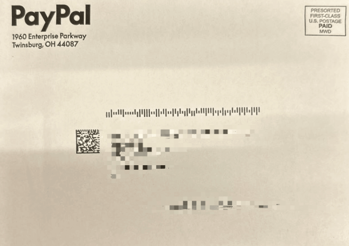PayPal：1960 Enterprise Parkway，Twinsburg，OH 44087-海外云居民