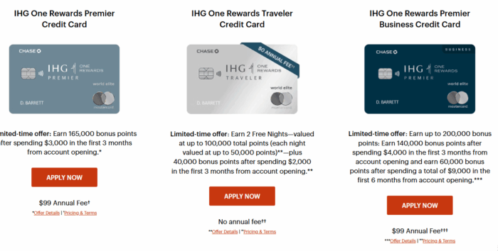 Chase IHG Premier 165K，只须消费$3000。抓紧上车！-海外云居民