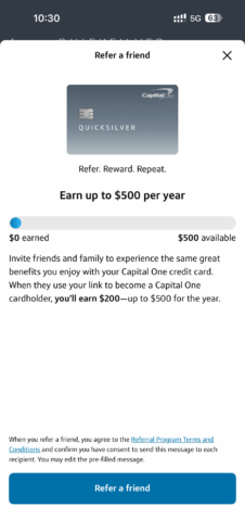 C1信用卡refer，对半分200刀-海外云居民