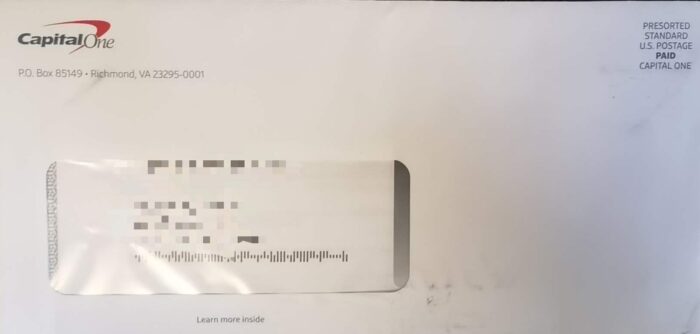 Captal One：Po Box 85149，Richmond，VA23295-0001-海外云居民