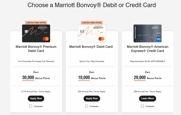 英国万豪借记卡上线了：送10/15个房晚、可累计积分、年费55/175英镑-海外云居民