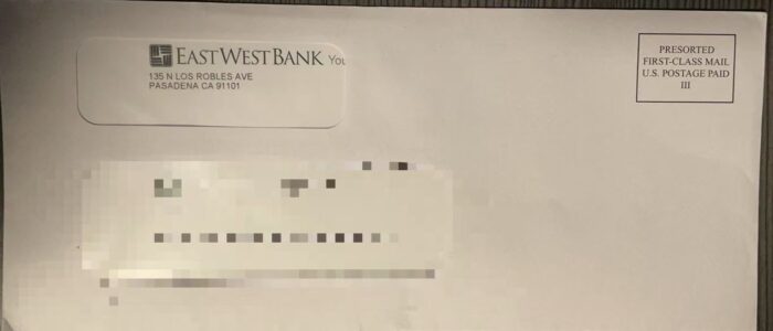 East West Bank：135 N Los Robles Ave，Pasadena，CA 91101-海外云居民